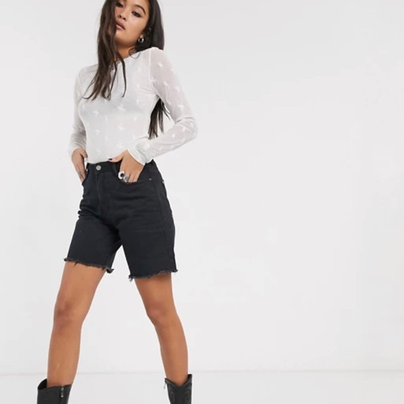 NWT $78 Free People Make Out Mesh Bodysuit Ivory S - Picture 15 of 16